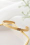 Heliophilia Silver Pulsera de Latón y Circonio Dorado